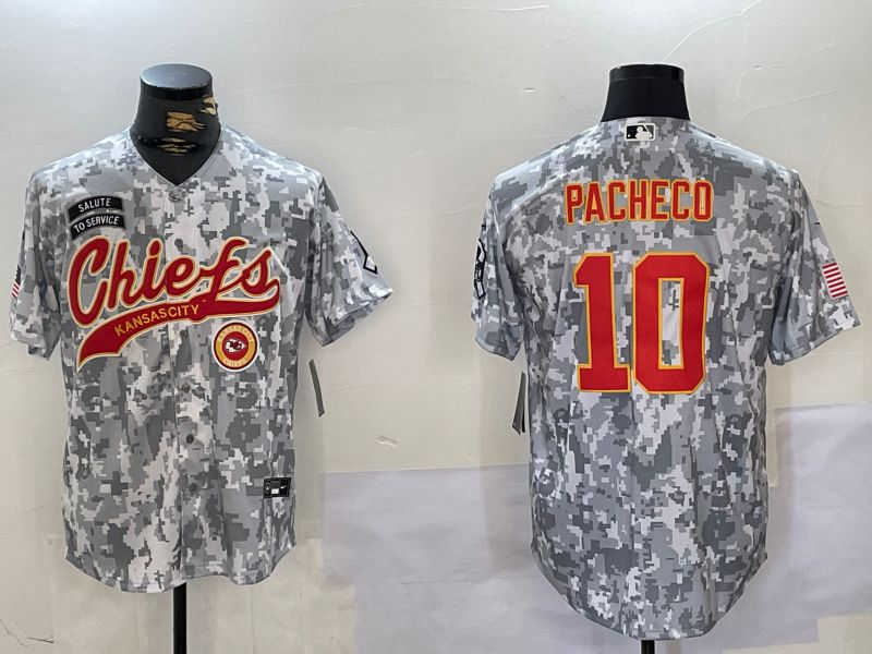 Men Kansas City Chiefs #10 Pacheco Nike Arctic Camo 2024 Salute to Service Limited NFL Jersey style 3->kansas city chiefs->NFL Jersey